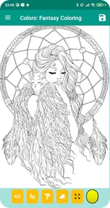 Colors: Fantasy Coloring Book screenshot 2