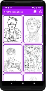 K-POP A’RMY Coloring Book screenshot 0