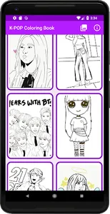 K-POP A’RMY Coloring Book screenshot 1