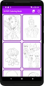 K-POP A’RMY Coloring Book screenshot 2
