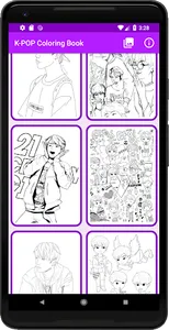 K-POP A’RMY Coloring Book screenshot 3