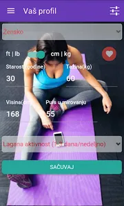 Fitness and calorie screenshot 17