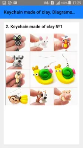 Plasticine keychain. Schemes a screenshot 2