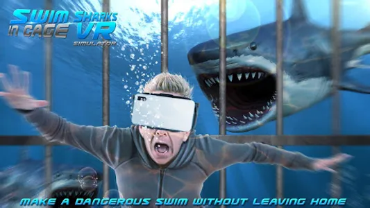 Swim Sharks  Cage VR Simulator screenshot 0