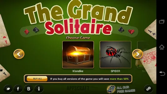 Grand Solitaires Collection screenshot 1