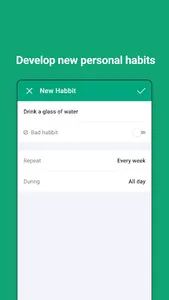 BeGreat - a Habit tracker screenshot 1