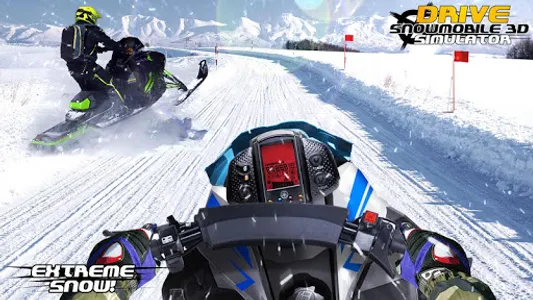 Drive Snowmobile 3D Simulator screenshot 6