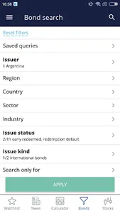 Cbonds App screenshot 4