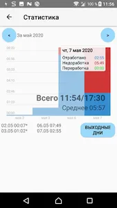 Режим работы и отдыха screenshot 2
