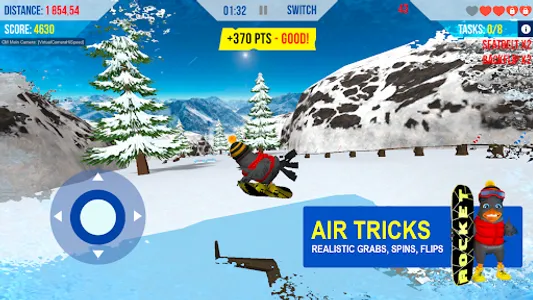 SnowBird: Snowboarding Games screenshot 0