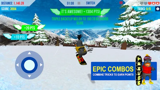 SnowBird: Snowboarding Games screenshot 3