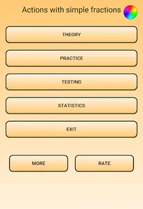 Math. Simple fractions screenshot 0