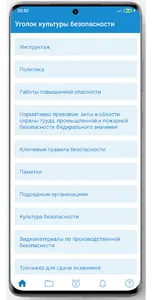 Уголок культуры безопасности screenshot 0