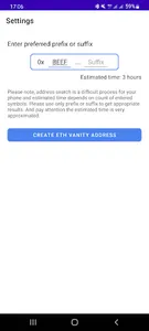 ETH Vanitor screenshot 0