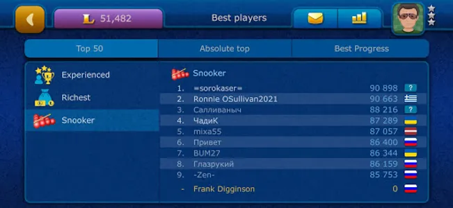 Snooker LiveGames online screenshot 7