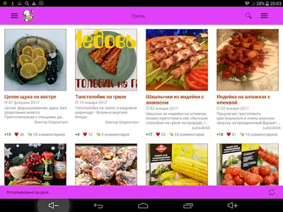 Гриль: кулинарные рецепты блюд screenshot 9