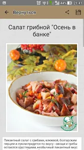 Салаты с грибами – рецепты screenshot 6