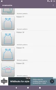 Mnemosina knitting patterns screenshot 13