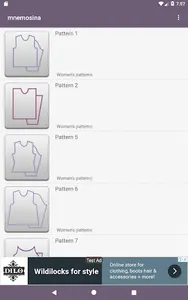 Mnemosina knitting patterns screenshot 15