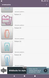 Mnemosina knitting patterns screenshot 9