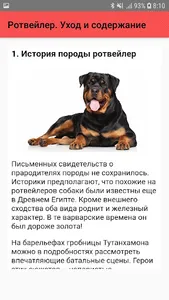 Ротвейлер. Уход и содержание screenshot 1