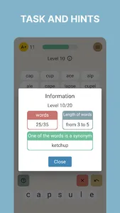 Word search game in word 2023 screenshot 2