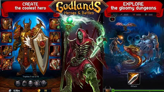 Godlands RPG - Fight for Thron screenshot 5