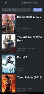 Games Database screenshot 0