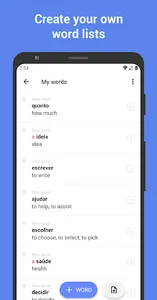 Learn Portuguese with ReWord screenshot 2