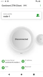 Continent ZTN Client 4.0 screenshot 1