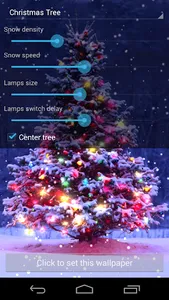 Christmas Live Wallpaper Pro screenshot 0