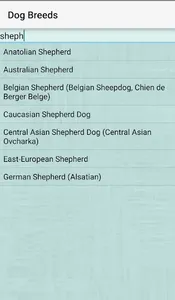 Dog Breeds screenshot 3