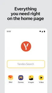 Yandex Start screenshot 0