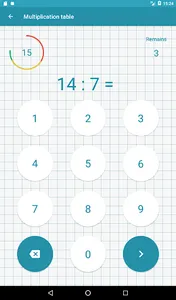 Multiplication tables screenshot 3