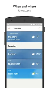 Yandex Weather screenshot 1