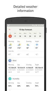 Yandex Weather screenshot 2