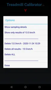 Treadmill Calibrator - Trial screenshot 5