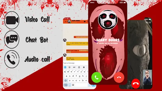 scary doors:Video call chat screenshot 8