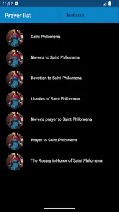 St. Philomena miracle prayers screenshot 3