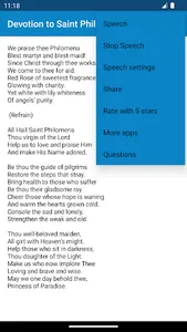 St. Philomena miracle prayers screenshot 5