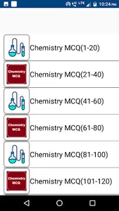 General Science Chemistry Test screenshot 1