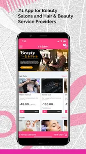 V1 Beauty Salon Parlour Barber screenshot 0