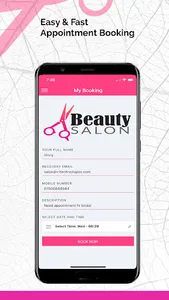 V1 Beauty Salon Parlour Barber screenshot 4