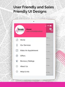 V1 Beauty Salon Parlour Barber screenshot 7