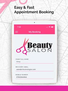 V1 Beauty Salon Parlour Barber screenshot 9