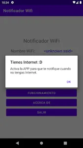 Notificador WiFi screenshot 1