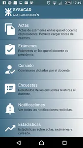 Sysacad Docentes - UTN San Fco screenshot 0