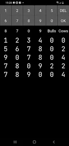 Bulls and Cows screenshot 3