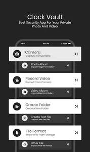 Clock Lock -Hide Photos Videos screenshot 1