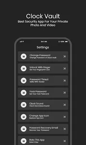 Clock Lock -Hide Photos Videos screenshot 2